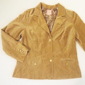 Old Navy Caramel Suede Vintage Style Jacket